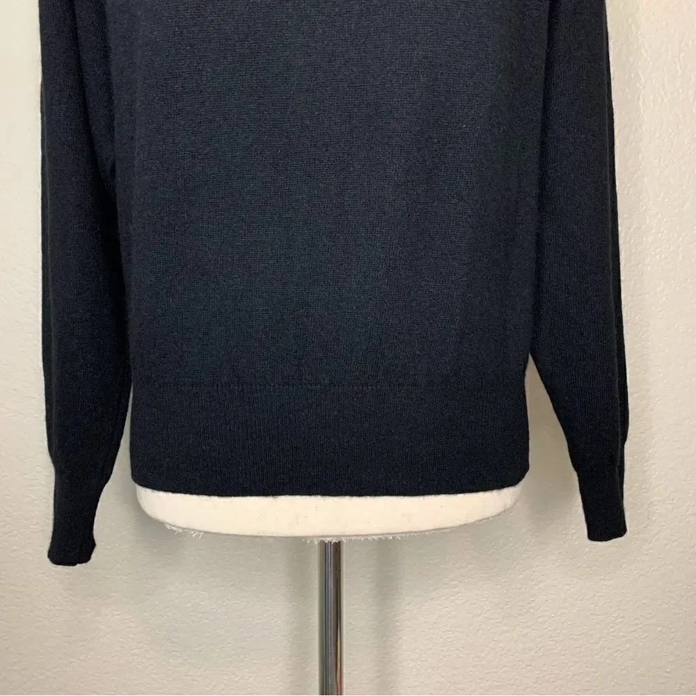 Into the Night by Laura Peterson Lambswool Blend Beaded Neckline Sweater